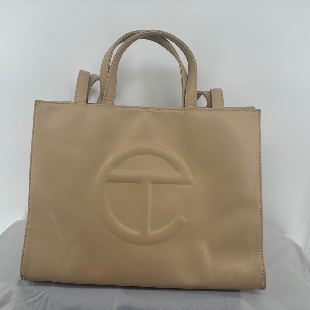 Telfar Medium Shopper Cream Tote Bag